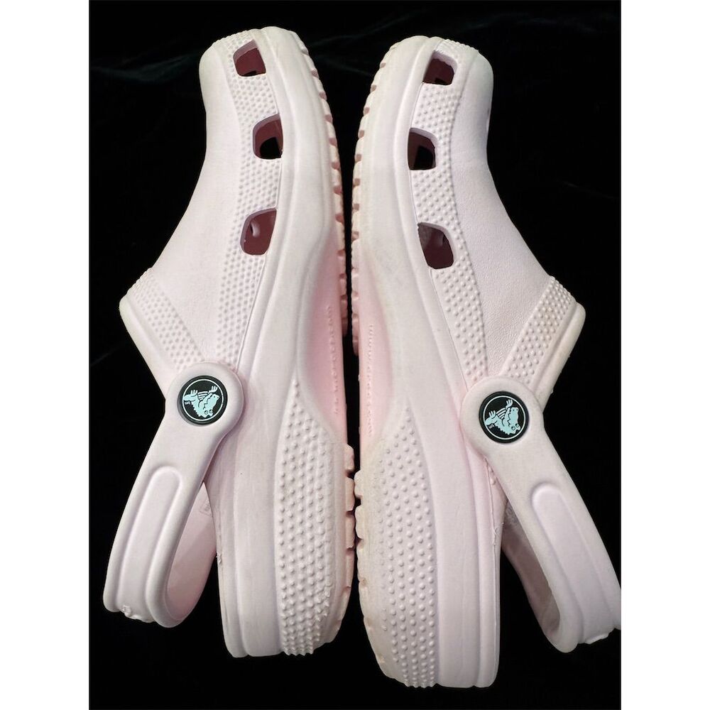 Crocs Classic Clog Pink Unisex Size M5/W7 Casual Slip-On Shoes - Picture 3 of 8